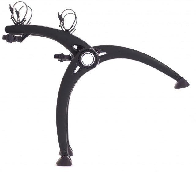 fietsendrager Bones 2 fietsen 76 x 15 cm aluminium zwart