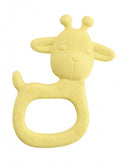 bijtring Giraffe Party siliconen geel