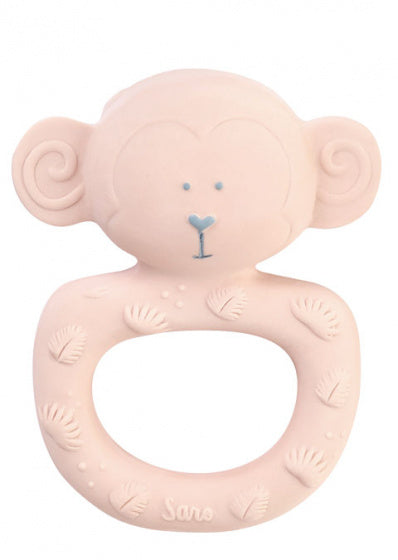 bijtring Jungle Party rubber roze