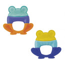 bijtring kikker geel/blauw junior