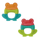 bijtring kikker rood/oranje junior