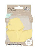 bijtring Origami rubber geel