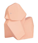 bijtring Origami rubber roze