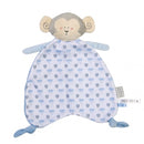 knuffeldoekje aap blauw junior 20 x 24 cm