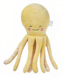 knuffel octopus Wild Colors junior polyester geel