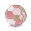 zachte bal met muziek 14,5 cm katoen/polyester roze