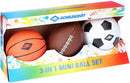 mini ballenset junior 11 cm PVC 3-delig