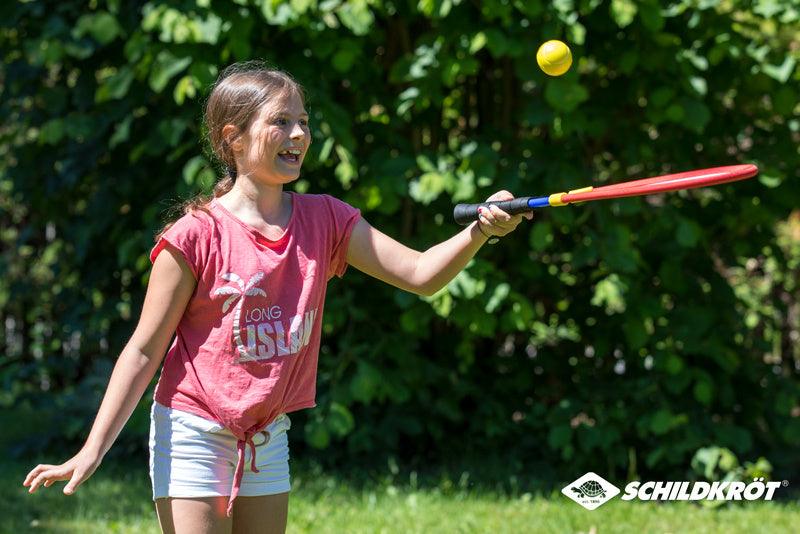 racketset junior 62,5 cm EVA blauw 4-delig