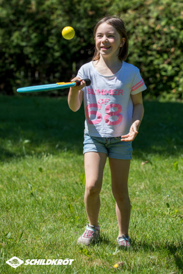 racketset junior 62,5 cm EVA blauw 4-delig