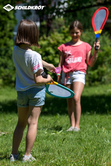 racketset junior 62,5 cm EVA blauw 4-delig