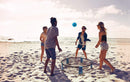 Roundnet Set 90 cm polyester blauw/zwart 6-delig