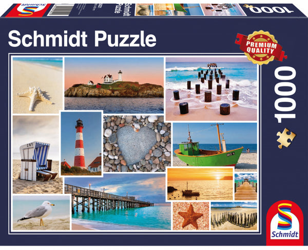 legpuzzel Bij de zee karton 1000 stukjes