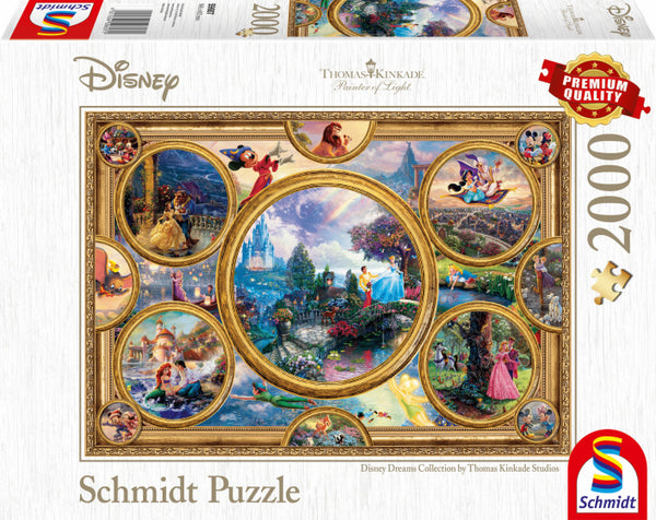 legpuzzel Disney Dreams Collection goud 2000 stukjes