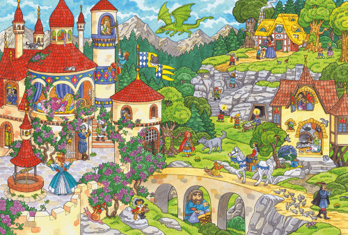 legpuzzel Een sprookjesachtig koninkrijk 100 stukjes
