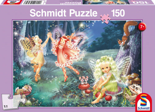 legpuzzel Feeën Feest meisjes karton 150 stukjes