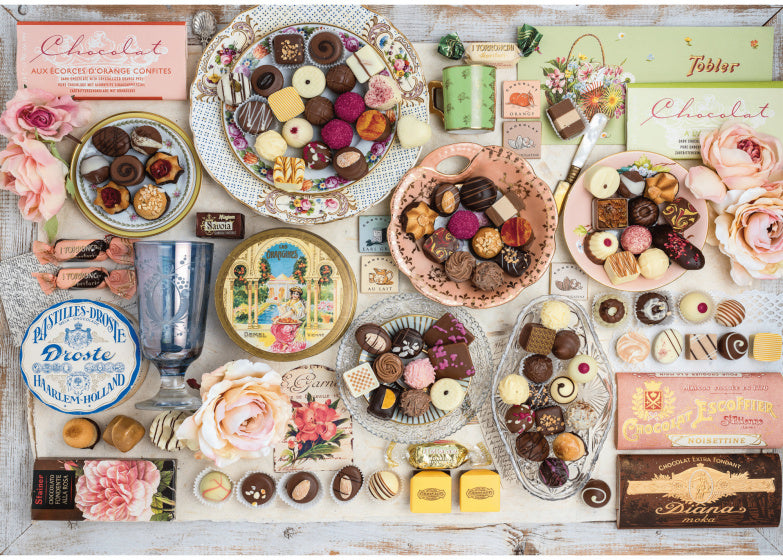 legpuzzel Nostalgische Chocolade karton 1500 stukjes