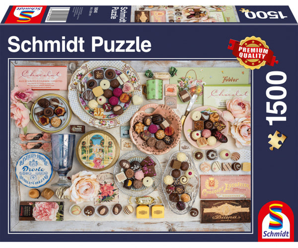 legpuzzel Nostalgische Chocolade karton 1500 stukjes