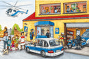 legpuzzel Politiehelikopter junior blauw 60 stukjes