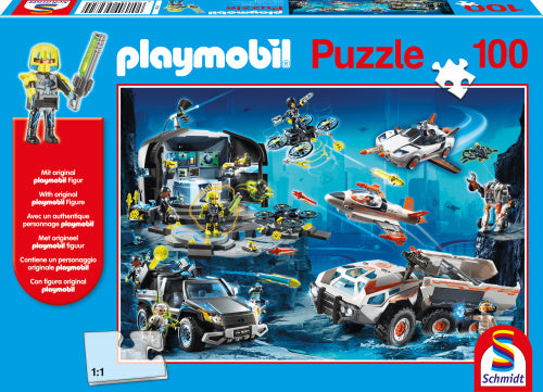 legpuzzel Playmobil Top Agents junior 100 stukjes