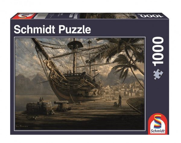 legpuzzel Ship at Anchor karton 1000 stukjes