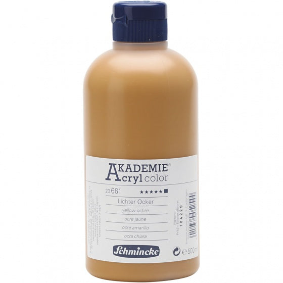 acrylverf Akademie 500 ml oker-geel