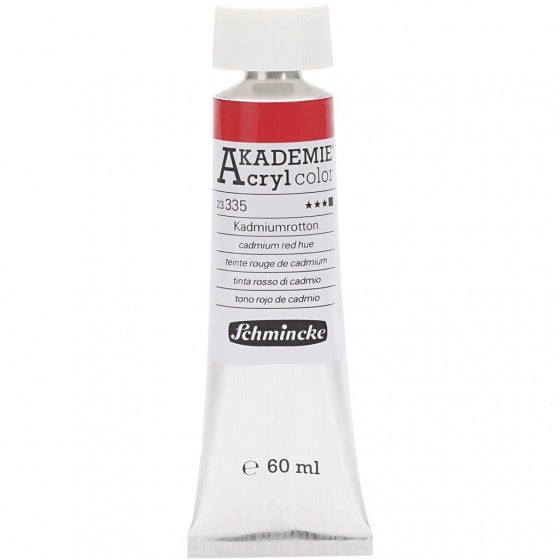 tube acrylverf Akademie 60 ml cadmium-rood