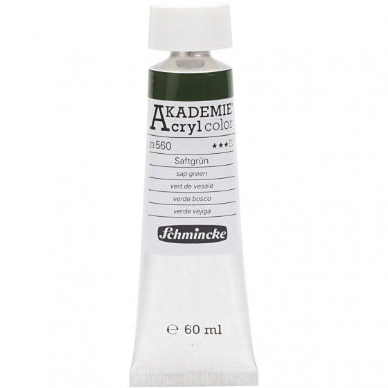 tube Akademie acrylverf 60 ml groen-sap (560)