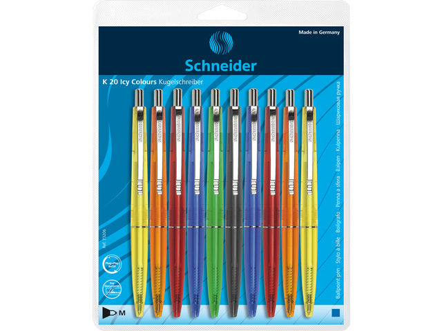 balpen K20 "Icy Colours" 10 stuks