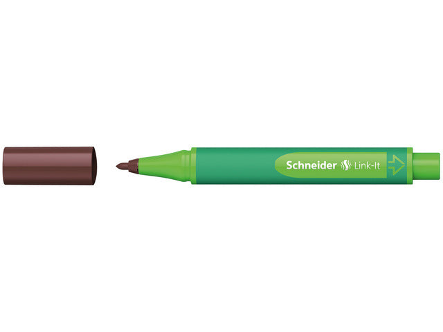 viltstift Link-It 1,0 mm 8,5 cm donkerbruin