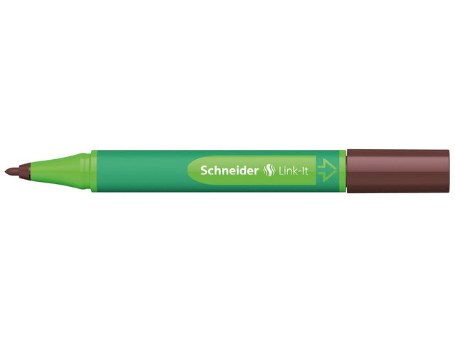 viltstift Link-It 1,0 mm 8,5 cm donkerbruin