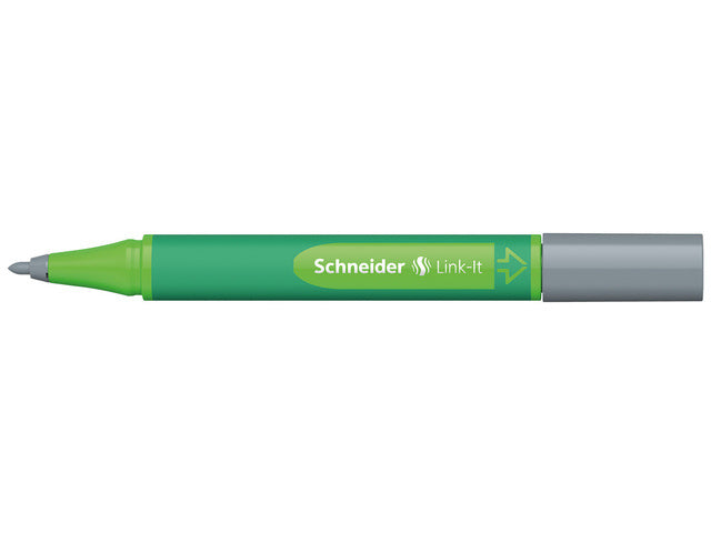 viltstift Link-It 1,0 mm 8,5 cm zilvergrijs