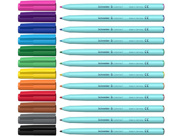 Schneider S-193091 Viltstift Colorina B Set à 12stuks