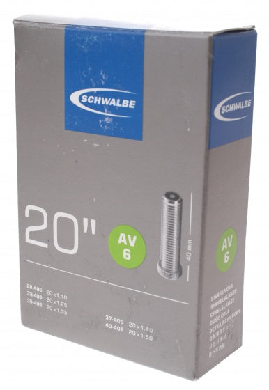 Binnenband Schwalbe AV6 20"  / 28/40-406 - 40mm ventiel