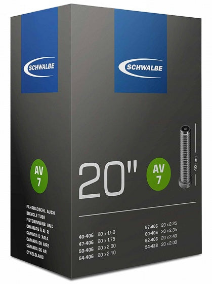 Binnenband Schwalbe AV7 20" / 40/62-406 - 40mm ventiel