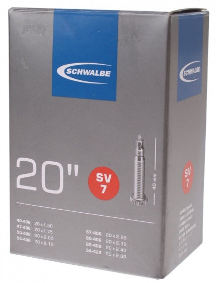 Binnenband Schwalbe SV7 20" / 40/62-406 - 40mm ventiel
