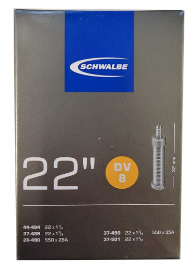 Binnenband Schwalbe DV8 22" / 28/37-489/501 - 32mm ventiel