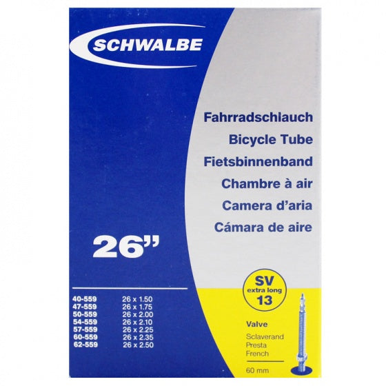 Binnenband 40-62-559 Schwalbe SV13+ 26" - 60mm ventiel