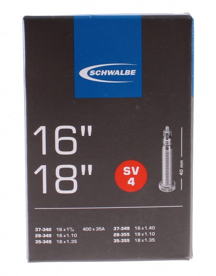 Binnenband Schwalbe SV4 16-18" / 28/37-340/355 - 40mm ventiel