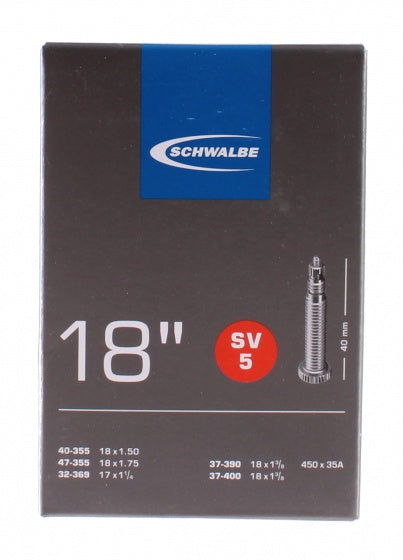 Binnenband Schwalbe SV5 18" / 32/47-355/400 - 40mm ventiel