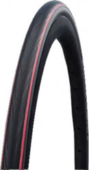 Buitenband Schwalbe Lugano 2 K-Guard 28 x 1.00" / 25-622 mm vouwbaar - zwart met rode strepen