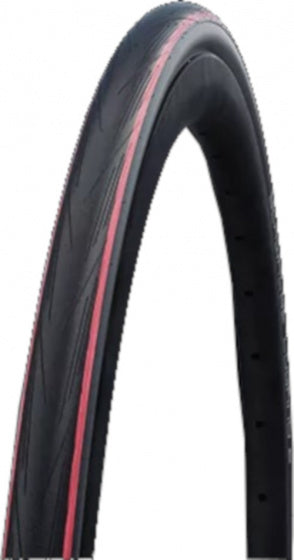 Buitenband Schwalbe Lugano 2 K-Guard 28 x 1.00" / 25-622 mm vouwbaar - zwart met rode strepen