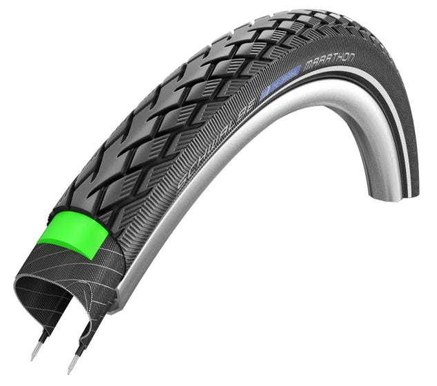 Buitenband Schwalbe Marathon GreenGuard 28 x 1.40" / 37-622 mm - zwart met reflectie