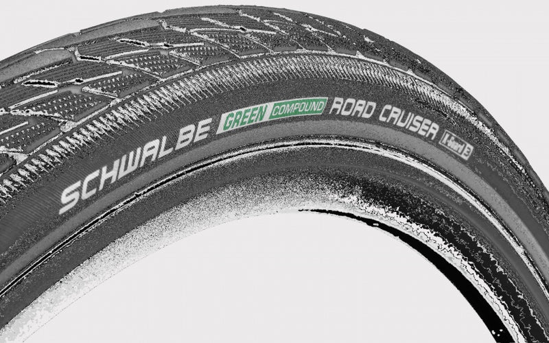 Buitenband Schwalbe Road Cruiser K-Guard 20 x1.75" / 47-406 - zwart met reflectie