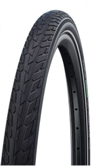 Buitenband Schwalbe Road Cruiser Plus PunctureGuard 28 x 1.40" / 37-622mm - zwart met reflectie