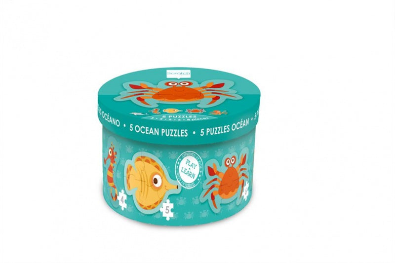 vormenpuzzel Ocean junior hout 26 stukjes