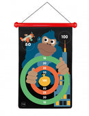 darts apen junior 36 x 55 cm zwart 6-delig