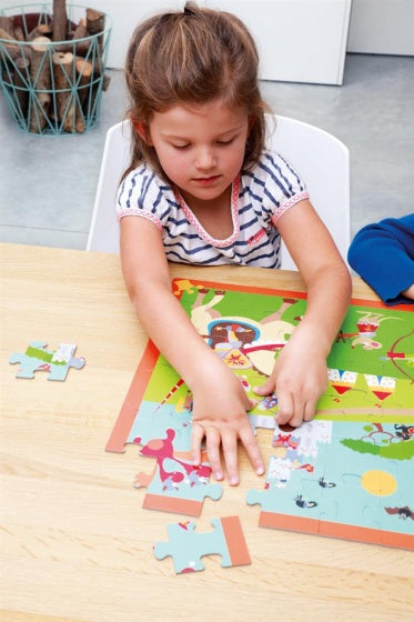 legpuzzel Riddergevecht 60 stukjes