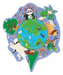 legpuzzel Wereld junior 33 x 28,7 cm karton 45-delig