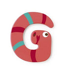 letter G draak roze 5.5 cm