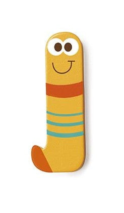 letter I pier geel 5.5 cm